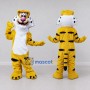 Custom Yellow Black and White Tiger Mascot Costume Adult Full Body Suit for Wildlife Events