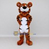 Custom Brown Black and White Tiger Mascot Costume Adult Full Body Suit for Wildlife Events Custom Brown Black and White Tiger Mascot Costume Adult Full Body Suit for Wildlife Events