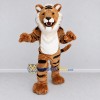 Custom Brown Black and White Tiger Mascot Costume Adult Full Body Suit for Wildlife Events Custom Brown Black and White Tiger Mascot Costume Adult Full Body Suit for Wildlife Events