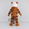 Custom Brown Black and White Tiger Mascot Costume Adult Full Body Suit for Wildlife Events Custom Brown Black and White Tiger Mascot Costume Adult Full Body Suit for Wildlife Events