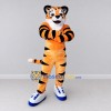 Custom Orange Black and White Tiger Mascot Costume Adult Full Body Suit for Sports Events Custom Orange Black and White Tiger Mascot Costume Adult Full Body Suit for Sports Events