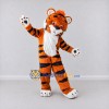 Custom Orange Black and White Tiger Mascot Costume Adult Full Body Suit for Wildlife Events Custom Orange Black and White Tiger Mascot Costume Adult Full Body Suit for Wildlife Events