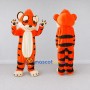Custom Orange Black and Cream Tiger Mascot Costume Adult Full Body Suit for Children's Parties
