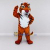 Custom Brown Black and White Tiger Mascot Costume Adult Full Body Suit for Wildlife Events Custom Brown Black and White Tiger Mascot Costume Adult Full Body Suit for Wildlife Events