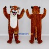 Custom Orange Black and White Roaring Tiger Mascot Costume Adult Full Body Suit for Wildlife Events Custom Orange Black and White Roaring Tiger Mascot Costume Adult Full Body Suit for Wildlife Events