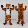 Custom Brown Black and White Tiger Mascot Costume Adult Full Body Suit for Wildlife Events Custom Brown Black and White Tiger Mascot Costume Adult Full Body Suit for Wildlife Events