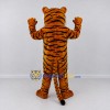 Custom Brown Black and White Tiger Mascot Costume Adult Full Body Suit for Wildlife Events Custom Brown Black and White Tiger Mascot Costume Adult Full Body Suit for Wildlife Events