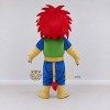 Custom Tan Red Green and Blue Lion in Sportswear Mascot Costume Adult Full Body Suit for Sports Events Custom Tan Red Green and Blue Lion in Sportswear Mascot Costume Adult Full Body Suit for Sports Events