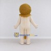 Custom Cream and Golden Brown Lion Mascot Costume Adult Full Body Suit for Wildlife Events