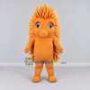 Custom Orange and Yellow Hedgehog Mascot Costume Adult Full Body Suit for Wildlife Events Custom Orange and Yellow Hedgehog Mascot Costume Adult Full Body Suit for Wildlife Events