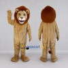 Custom Tan and Brown Lion Mascot Costume Adult Full Body Suit for Wildlife Events