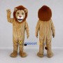 Custom Tan and Brown Lion Mascot Costume Adult Full Body Suit for Wildlife Events