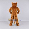 Custom Brown and Cream Muscular Big Cat Mascot Costume Adult Full Body Suit for Sports Events Custom Brown and Cream Muscular Big Cat Mascot Costume Adult Full Body Suit for Sports Events