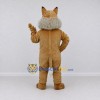 Custom Tan and White Wild Cat Mascot Costume Adult Full Body Suit for Wildlife Events