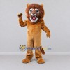 Custom Tan and Brown Roaring Lion Mascot Costume Adult Full Body Suit for Wildlife Events Custom Tan and Brown Roaring Lion Mascot Costume Adult Full Body Suit for Wildlife Events