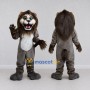 Custom Gray Brown and White Lion Mascot Costume Adult Full Body Suit for Wildlife Events