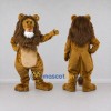 Custom Golden Brown Lion Mascot Costume Adult Full Body Suit for Wildlife Events Custom Golden Brown Lion Mascot Costume Adult Full Body Suit for Wildlife Events