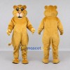 Custom Golden Yellow Lioness Mascot Costume Adult Full Body Suit for Wildlife Events Custom Golden Yellow Lioness Mascot Costume Adult Full Body Suit for Wildlife Events