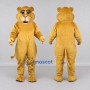 Custom Golden Yellow Lioness Mascot Costume Adult Full Body Suit for Wildlife Events