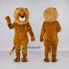 Custom Golden Brown and Tan Lion Mascot Costume Adult Full Body Suit for Wildlife Events