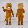 Custom Golden Brown and Tan Lion Mascot Costume Adult Full Body Suit for Wildlife Events