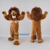 Custom Brown and Tan Roaring Lion Mascot Costume Adult Full Body Suit for Wildlife Events Custom Brown and Tan Roaring Lion Mascot Costume Adult Full Body Suit for Wildlife Events