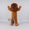 Custom Brown and Tan Roaring Lion Mascot Costume Adult Full Body Suit for Wildlife Events Custom Brown and Tan Roaring Lion Mascot Costume Adult Full Body Suit for Wildlife Events