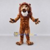 Custom Brown and White Muscular Lion Mascot Costume Adult Full Body Suit for Sports Events Custom Brown and White Muscular Lion Mascot Costume Adult Full Body Suit for Sports Events