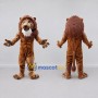 Custom Brown and White Muscular Lion Mascot Costume Adult Full Body Suit for Sports Events