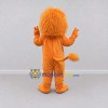 Custom Orange Lion Mascot Costume Adult Full Body Suit for Wildlife Events Custom Orange Lion Mascot Costume Adult Full Body Suit for Wildlife Events