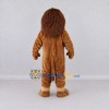 Custom Brown and Tan Muscular Lion Mascot Costume Adult Full Body Suit for Sports Events