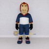 Custom Tan Navy Blue and Red Horse in Sportswear Mascot Costume Adult Full Body Suit for Sports Events Custom Tan Navy Blue and Red Horse in Sportswear Mascot Costume Adult Full Body Suit for Sports Events