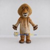Custom Tan and Brown Lion Mascot Costume Adult Full Body Suit for Wildlife Events