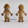 Custom Tan and Brown Lion Mascot Costume Adult Full Body Suit for Wildlife Events