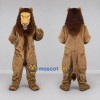 Custom Brown and Tan Lion Mascot Costume Adult Full Body Suit for Wildlife Events Custom Brown and Tan Lion Mascot Costume Adult Full Body Suit for Wildlife Events