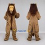 Custom Brown and Tan Lion Mascot Costume Adult Full Body Suit for Wildlife Events