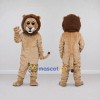 Custom Tan and Brown Lion Mascot Costume Adult Full Body Suit for Children's Parties Custom Tan and Brown Lion Mascot Costume Adult Full Body Suit for Children's Parties