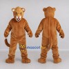 Custom Brown and Cream Big Cat Mascot Costume Adult Full Body Suit for Wildlife Events