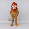Custom Tan and Orange Lion Mascot Costume Adult Full Body Suit for Wildlife Events