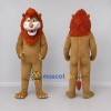 Custom Tan and Orange Lion Mascot Costume Adult Full Body Suit for Wildlife Events