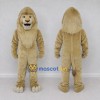 Custom Tan and Cream Lion Mascot Costume Adult Full Body Suit for Wildlife Events