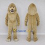 Custom Tan and Cream Lion Mascot Costume Adult Full Body Suit for Wildlife Events