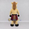 Custom Tan Brown and Red Horse in Tartan Kilt Mascot Costume Adult Full Body Suit for Themed Parties Custom Tan Brown and Red Horse in Tartan Kilt Mascot Costume Adult Full Body Suit for Themed Parties