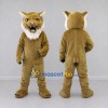 Custom Tan and White Wild Cat Mascot Costume Adult Full Body Suit for Wildlife Events Custom Tan and White Wild Cat Mascot Costume Adult Full Body Suit for Wildlife Events
