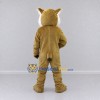 Custom Tan and White Wild Cat Mascot Costume Adult Full Body Suit for Wildlife Events Custom Tan and White Wild Cat Mascot Costume Adult Full Body Suit for Wildlife Events