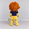 Custom Yellow Brown and Navy Blue Lion in T-Shirt Mascot Costume Adult Full Body Suit for School Events Custom Yellow Brown and Navy Blue Lion in T-Shirt Mascot Costume Adult Full Body Suit for School Events