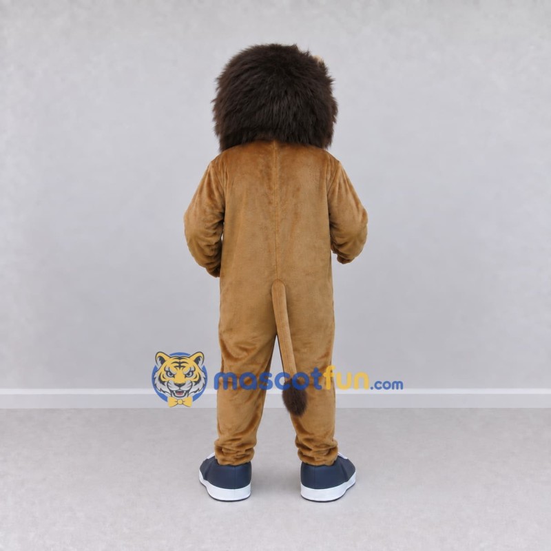 Custom Tan and Brown Lion Mascot Costume Adult Full Body Suit for Children's Parties Custom Tan and Brown Lion Mascot Costume Adult Full Body Suit for Children's Parties