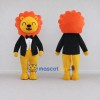 Custom Yellow Orange and Black Lion in Tuxedo Mascot Costume Adult Full Body Suit for Themed Parties