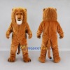 Custom Golden Brown Lion Mascot Costume Adult Full Body Suit for Wildlife Events Custom Golden Brown Lion Mascot Costume Adult Full Body Suit for Wildlife Events