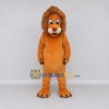 Custom Orange and Brown Lion Mascot Costume Adult Full Body Suit for Children's Parties Custom Orange and Brown Lion Mascot Costume Adult Full Body Suit for Children's Parties